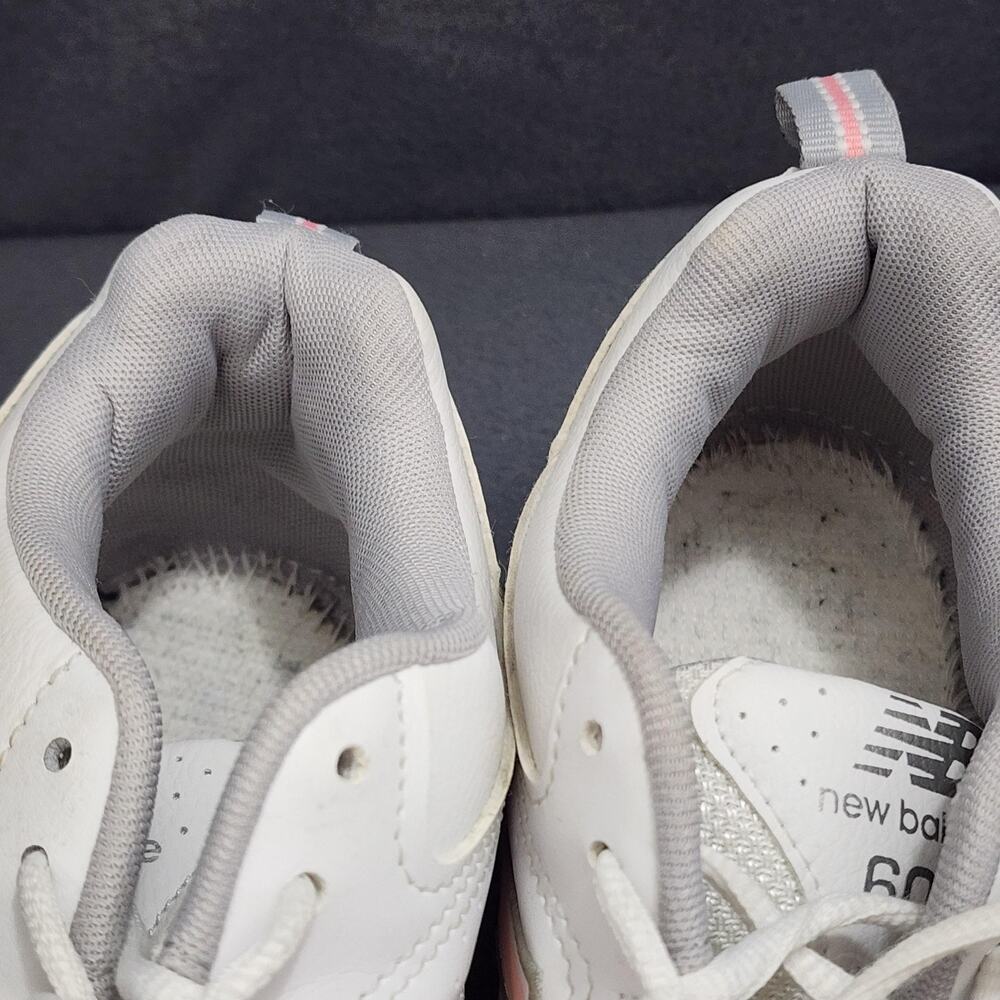 New Balance 608 Shoes Womens Size 10.5 White Pink Gray Leather ABZORB Walking - Picture 8 of 13